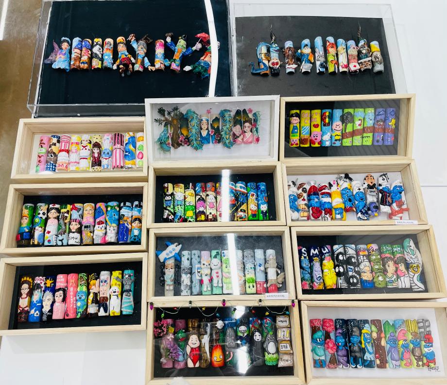 창작네일 종강~ 믹스미디어아트!